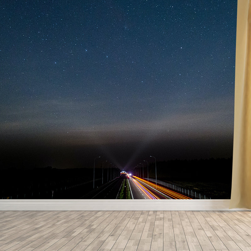 Photography Stain Resistant Wall Mural Wallpaper Traffic Sitting Room Wall Mural