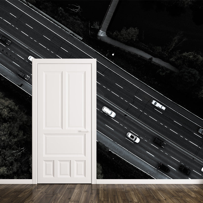 Photography Wall Mural Wallpaper Traffic Sitting Room Wall Mural