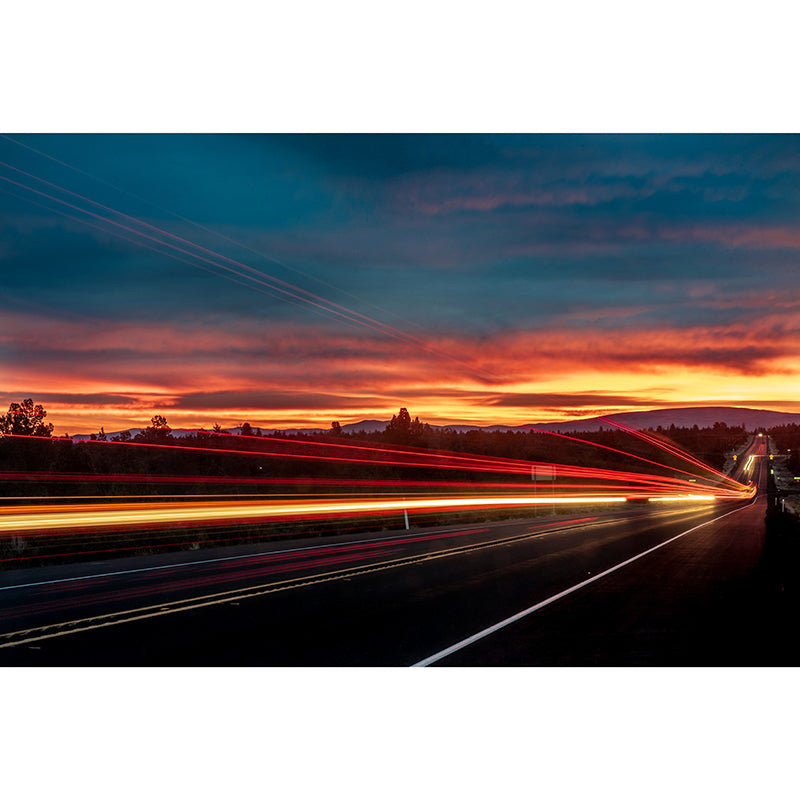 Wallpaper Modern Style Wall Mural City Traffic Sitting Room Wall Mural