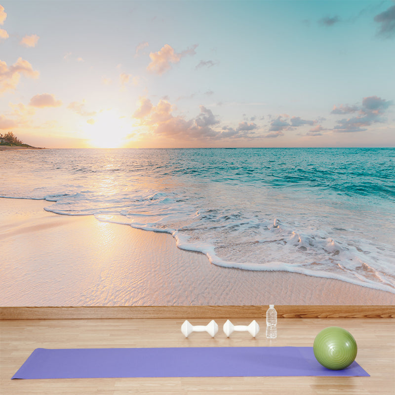 Sea Beach Mildew Resistant Mural Wallpaper Indoor Wall Mural