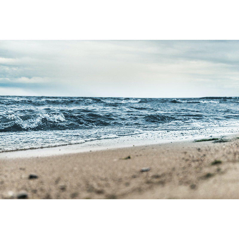 Sea Beach Photography Stain Resistant Mural Wallpaper Indoor Wall Mural