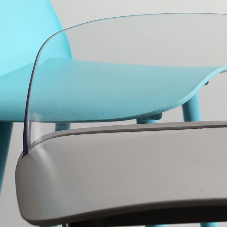 Scandinavian Milk Tea Shop Footrest Stool Matte Finish Steel Counter Stools