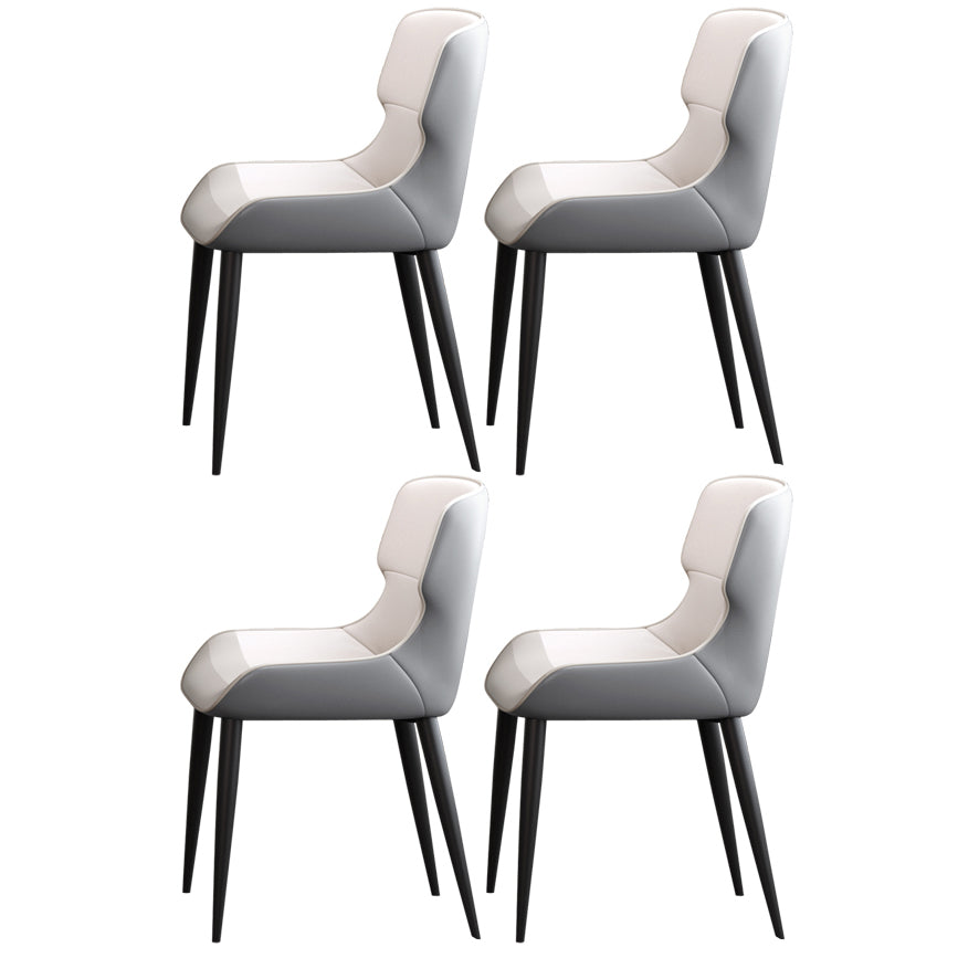 Designer Style 1/3/4/5 Pieces Dining Set Sintered Stone Dining Table with Leather Chairs