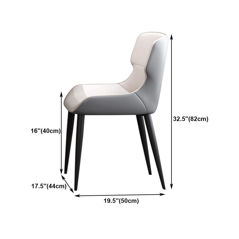 Designer Style 1/3/4/5 Pieces Dining Set Sintered Stone Dining Table with Leather Chairs