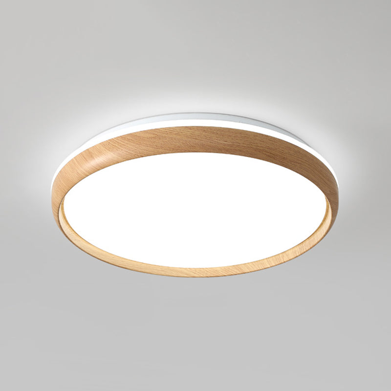 Modern Round Ceiling Light Metal LED Flush Mount Light for Living Room