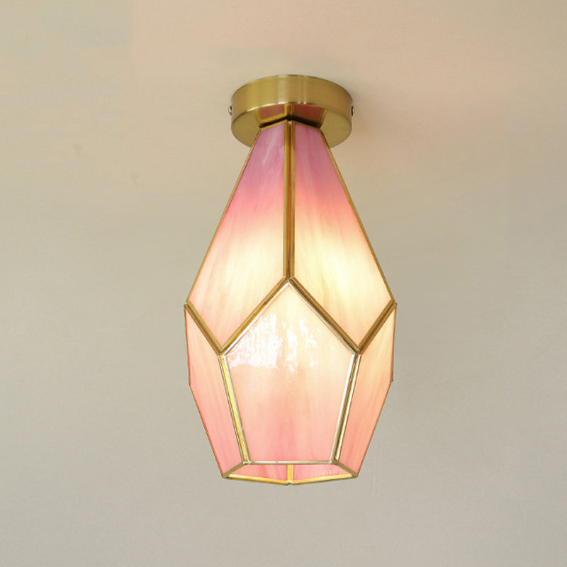 Modern Ceiling Light Creative Glass Flush Mount Light for Living Room