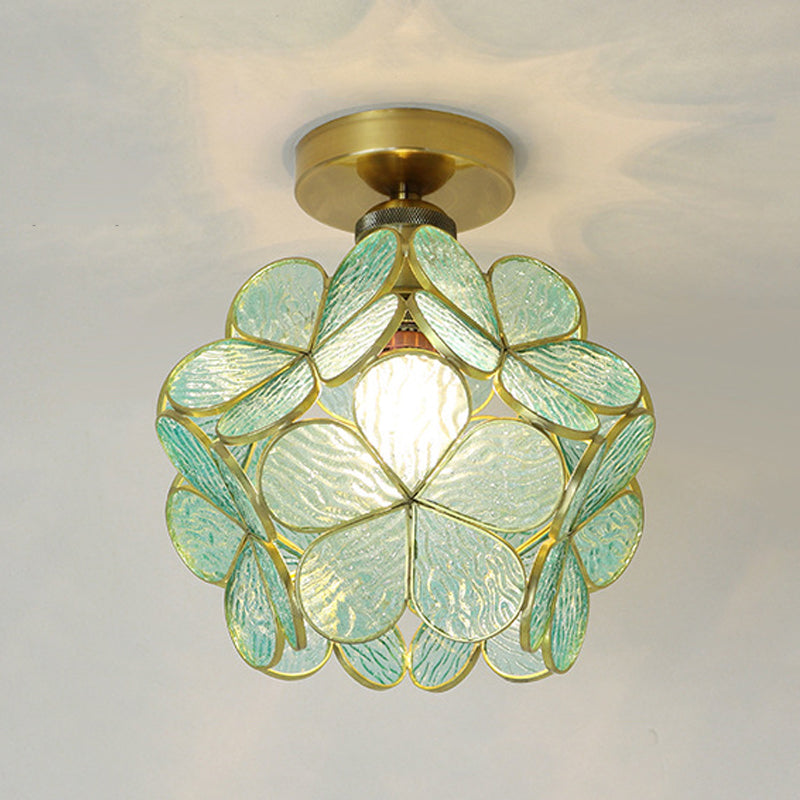 Modern Ceiling Light Creative Glass Flush Mount Light for Living Room