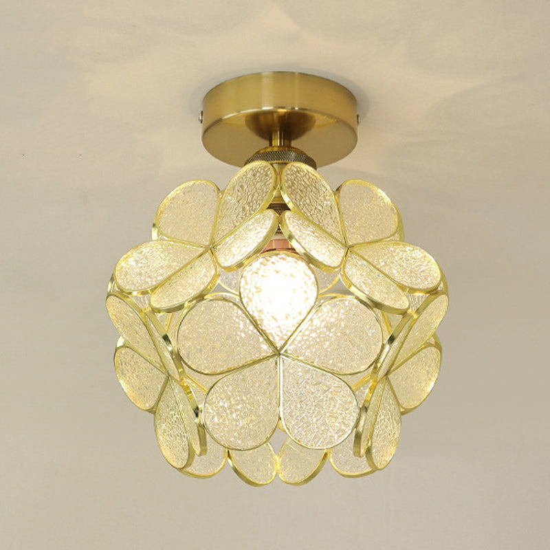 Modern Ceiling Light Creative Glass Flush Mount Light for Living Room