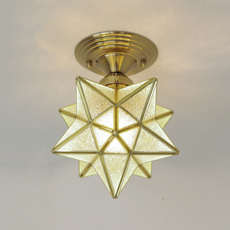 Modern Ceiling Light Creative Glass Flush Mount Light for Living Room