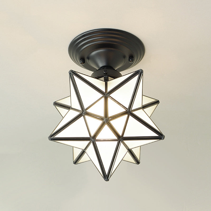 Modern Ceiling Light Creative Glass Flush Mount Light for Living Room