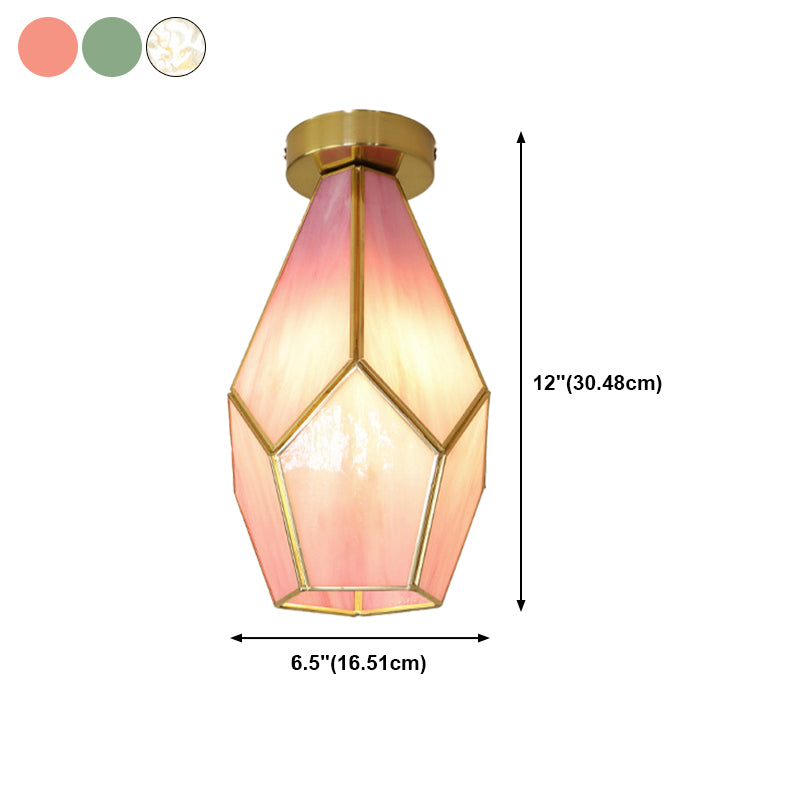 Modern Ceiling Light Creative Glass Flush Mount Light for Living Room