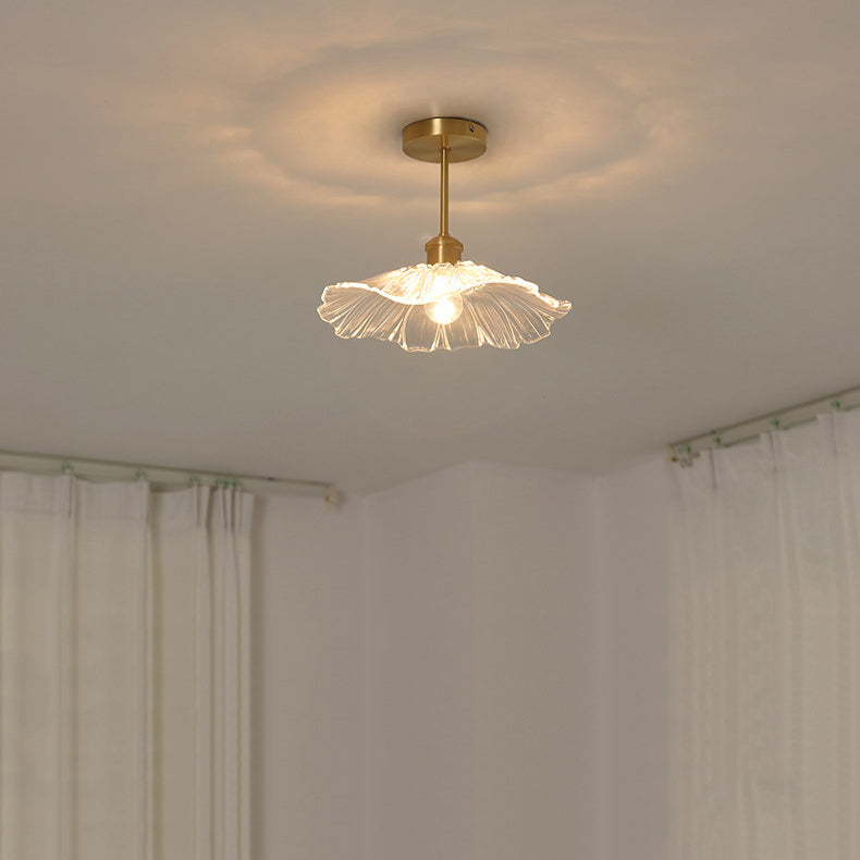 Creative Ceiling Light Modern Glass Flush Mount Light for Living Room