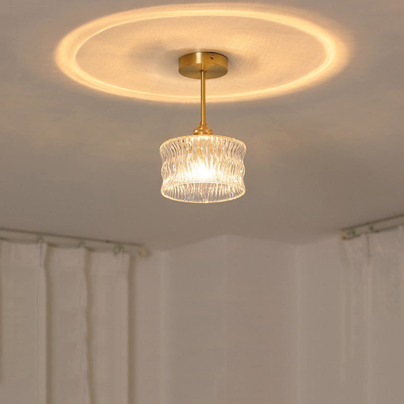 Creative Ceiling Light Modern Glass Flush Mount Light for Living Room
