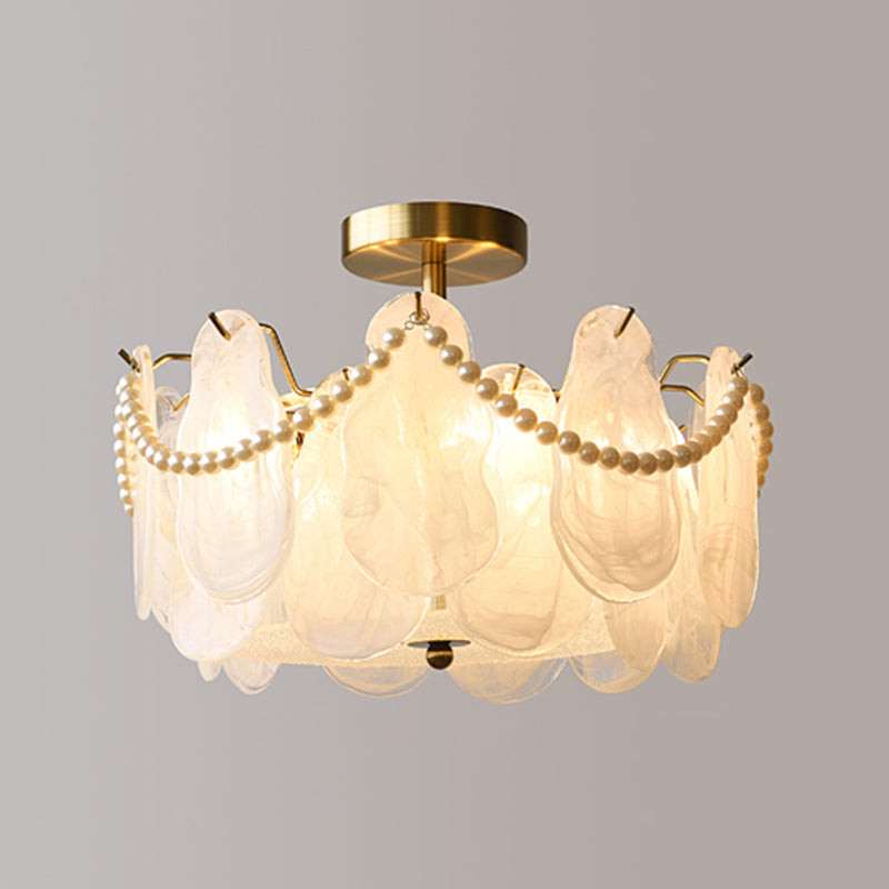 Glass Shade Flush Mount Ceiling Light Modern Flush Mount Ceiling Fixture