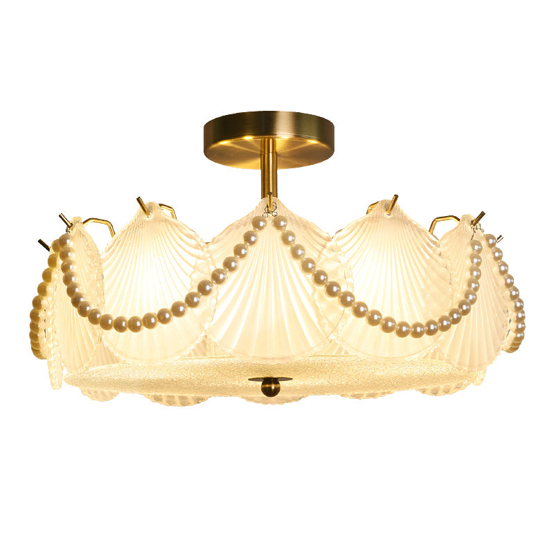 Glass Shade Flush Mount Ceiling Light Modern Flush Mount Ceiling Fixture