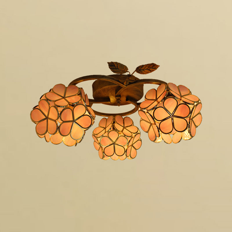 Creative Glass Flush Mount Ceiling Light Modern Flush Mount Ceiling Fixture