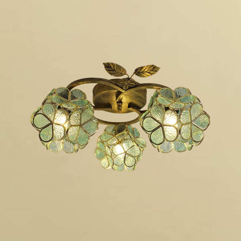 Creative Glass Flush Mount Ceiling Light Modern Flush Mount Ceiling Fixture