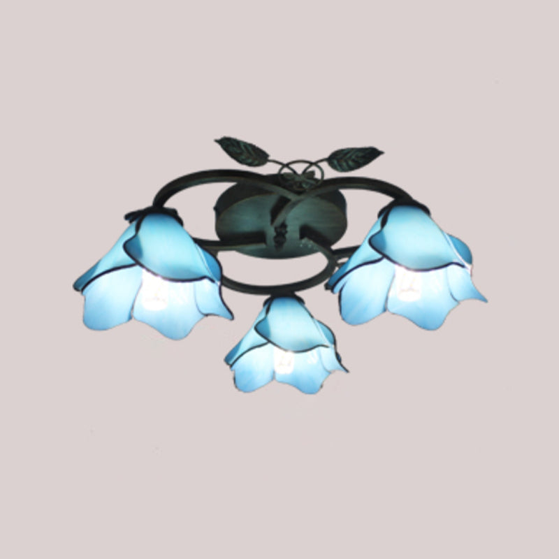 Creative Glass Flush Mount Ceiling Light Modern Flush Mount Ceiling Fixture