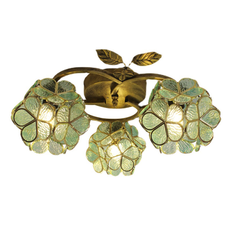 Creative Glass Flush Mount Ceiling Light Modern Flush Mount Ceiling Fixture