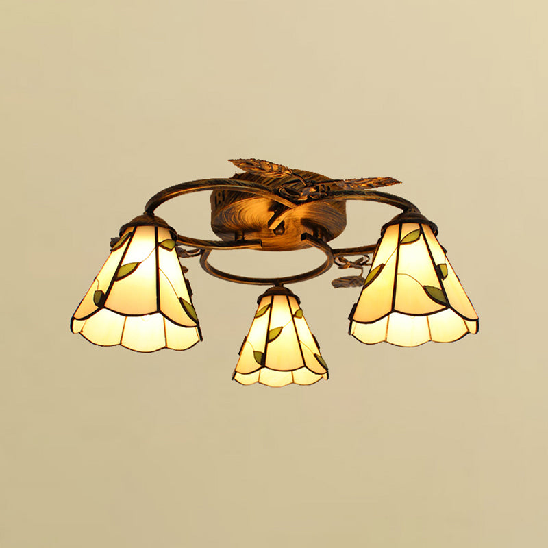Creative Glass Flush Mount Ceiling Light Modern Flush Mount Ceiling Fixture