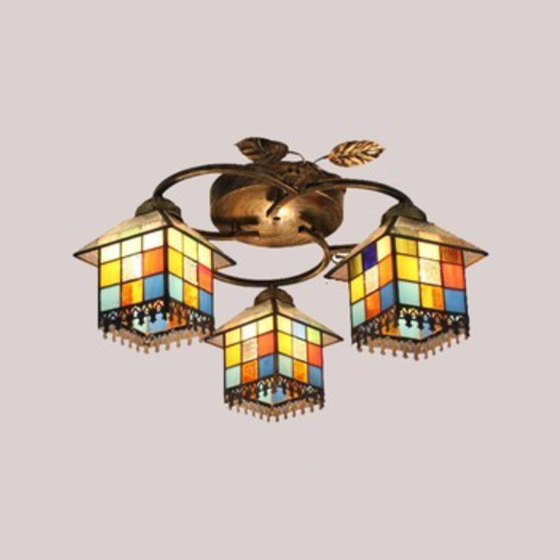 Creative Glass Flush Mount Ceiling Light Modern Flush Mount Ceiling Fixture