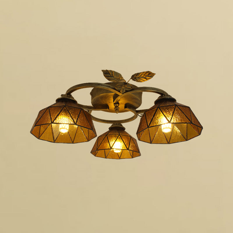 Creative Glass Flush Mount Ceiling Light Modern Flush Mount Ceiling Fixture
