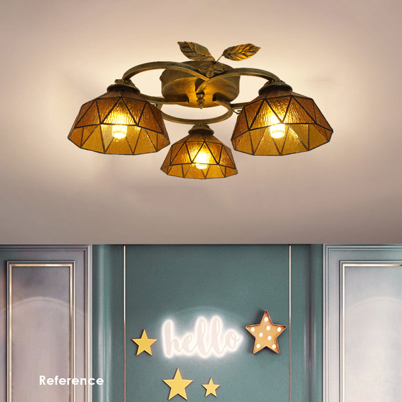 Creative Glass Flush Mount Ceiling Light Modern Flush Mount Ceiling Fixture