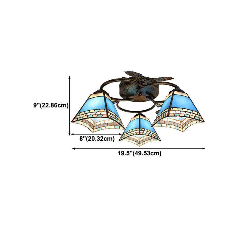 Creative Glass Flush Mount Ceiling Light Modern Flush Mount Ceiling Fixture