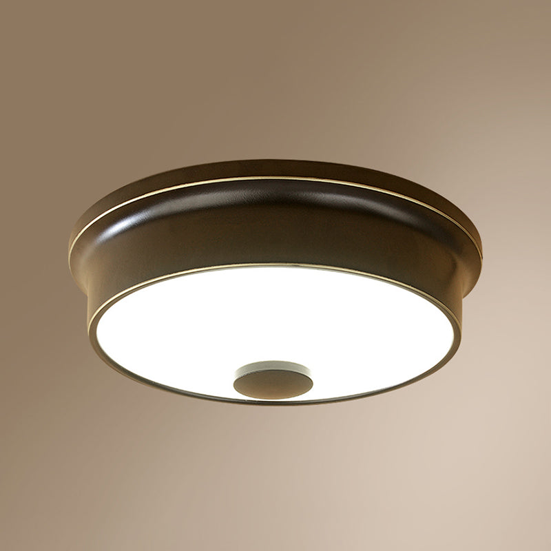 Modern Style Geometric Flush Mount Light Glass 1-Light Flush Ceiling Lights