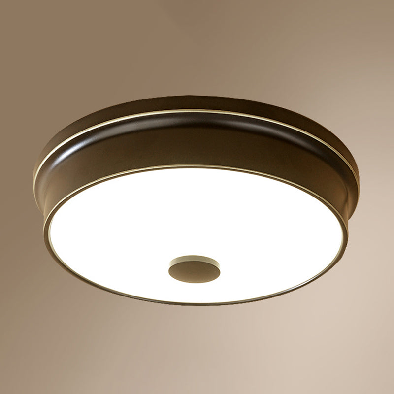 Modern Style Geometric Flush Mount Light Glass 1-Light Flush Ceiling Lights