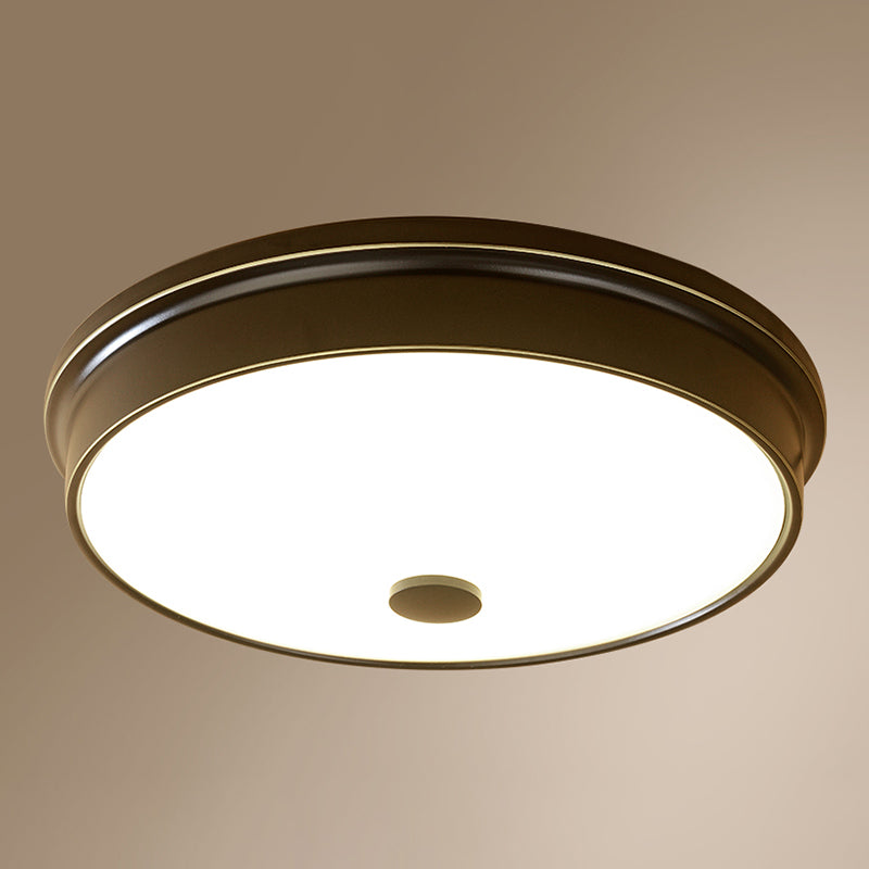 Modern Style Geometric Flush Mount Light Glass 1-Light Flush Ceiling Lights