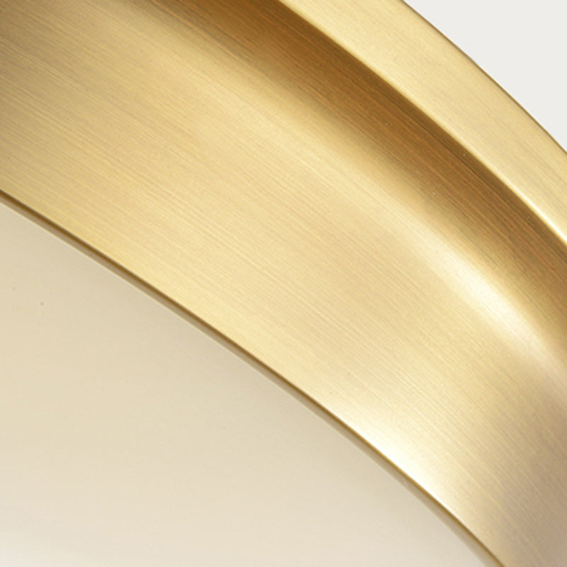 Modern Style Geometric Flush Mount Light Glass 1-Light Flush Ceiling Lights