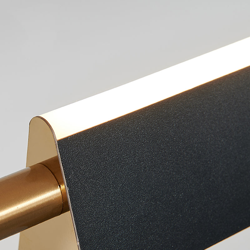 Contemporary Linear Island Lighting Fixture Simple LED Hanging Light for Dining Room