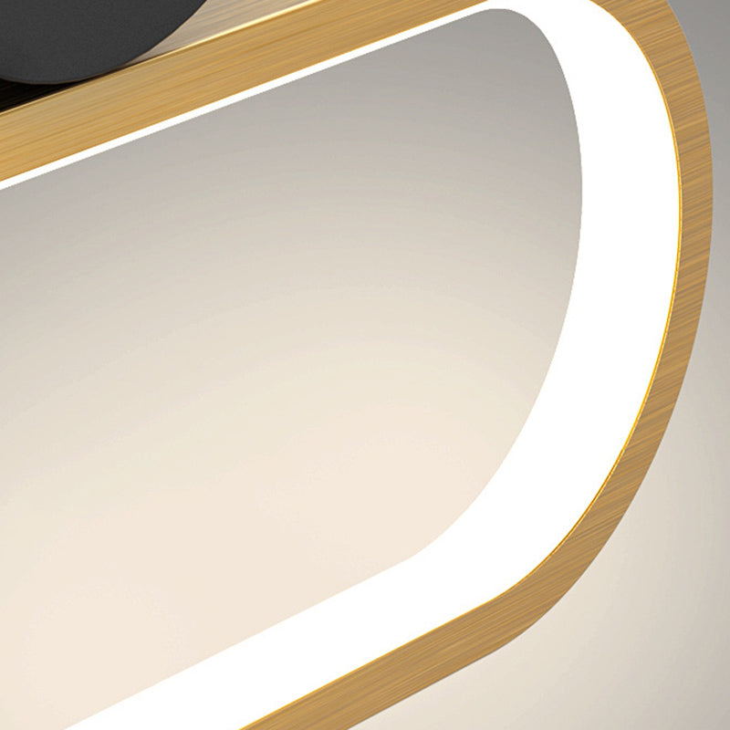 Contemporary Style Linear Shape Island Lights Metal Island Pendant Lights in Gold