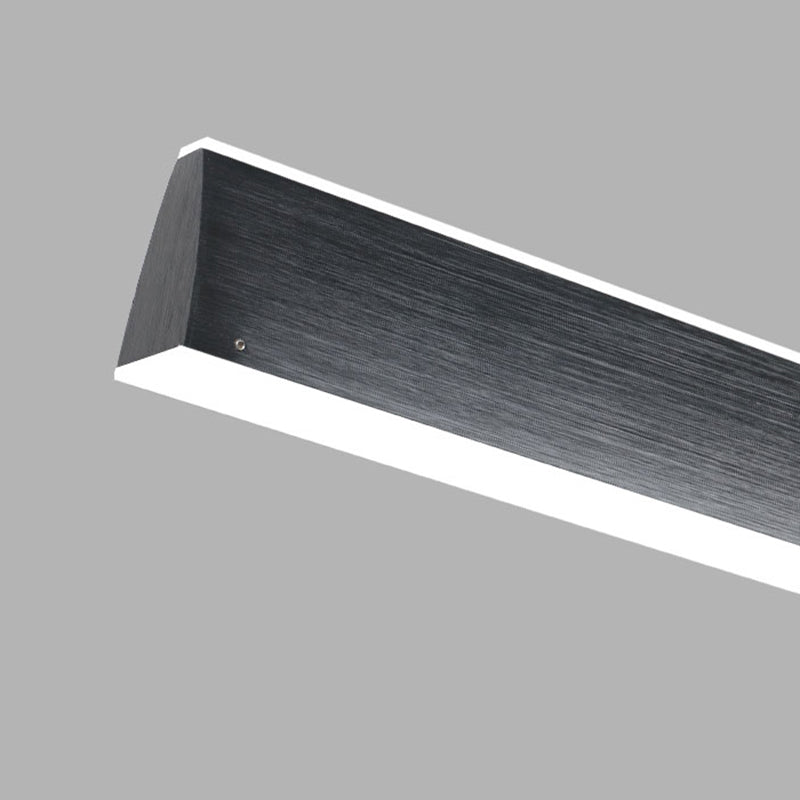 Simple LED Island Light Modern Style Linear Hanging Light for Dining Room