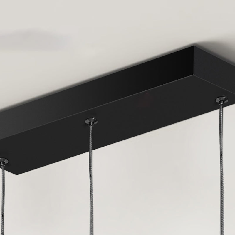 Linear Shape Island Lights Contemporary Metal 2 Light Pendant Light Fixtures