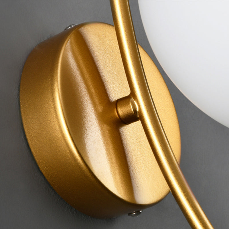 Ball Wall Mounted Lamps Modern Style Glass 1 Light Wall Lighting Ideas