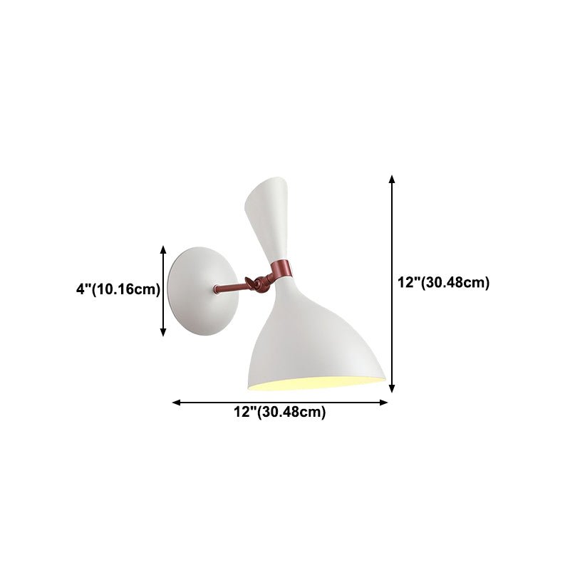 Geometric Wall Lamps Modern Style Metal 1 Light Wall Light Sconce