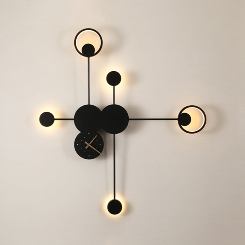 Geometry Shape Metal Wall Lighting Ideas Modern Style Wall Mounted Light Fixtures