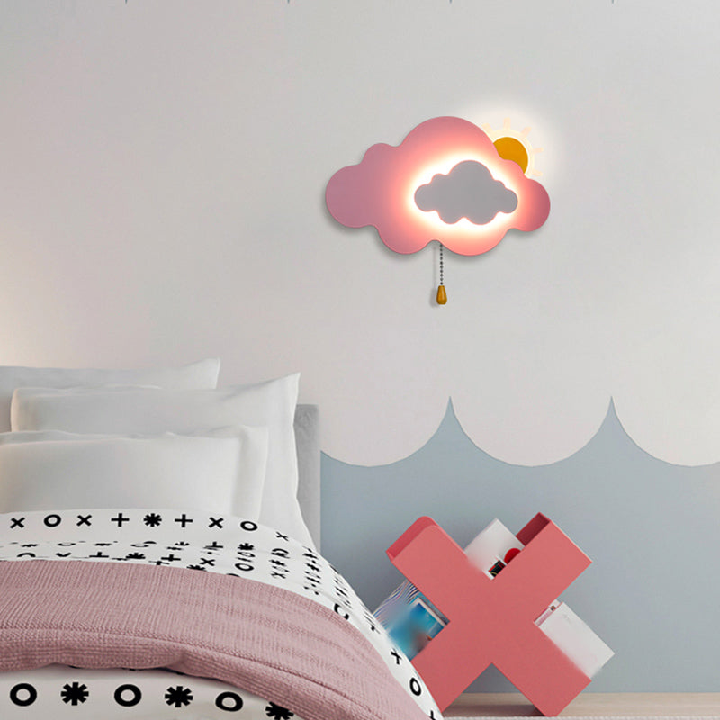 Modern Style Unique Shape Wall Sconce Metal Wall Light for Bedroom