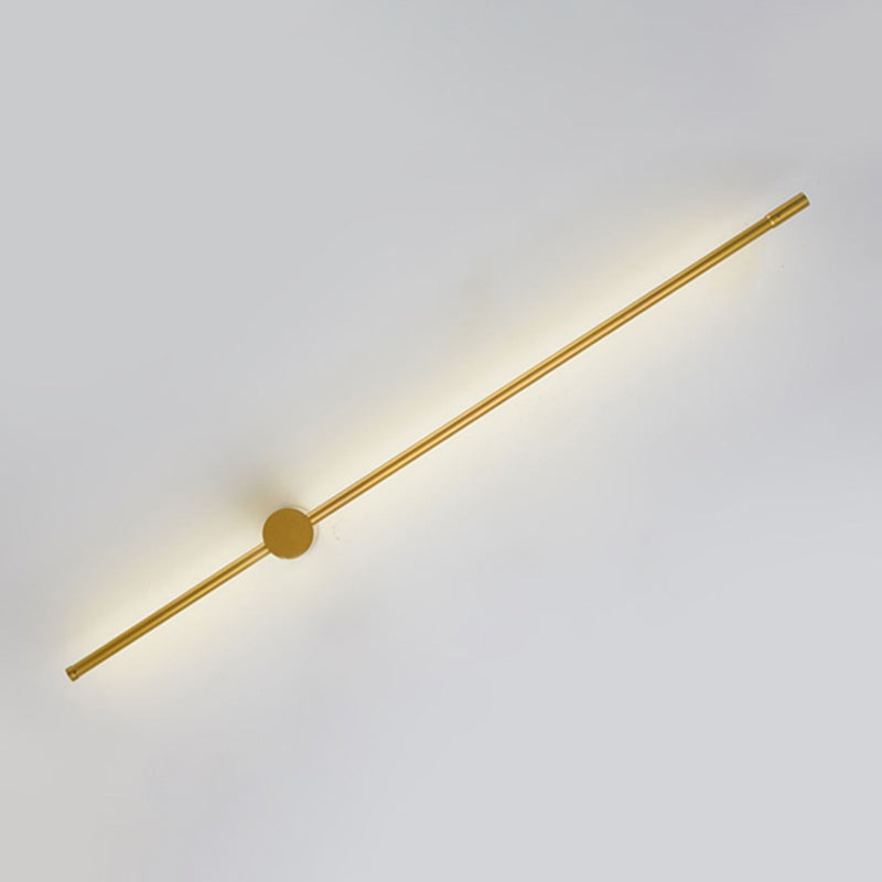 Metal Strip Wall Light Minimalist 1 Light LED Wall Sconce for Living Room