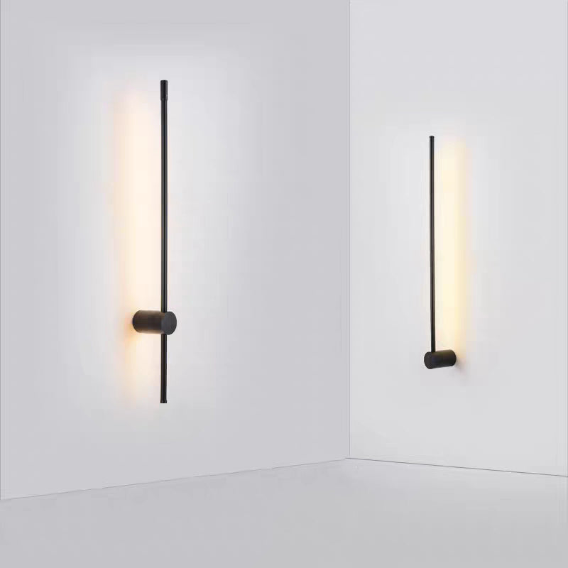 Metal Strip Wall Light Minimalist 1 Light LED Wall Sconce for Living Room