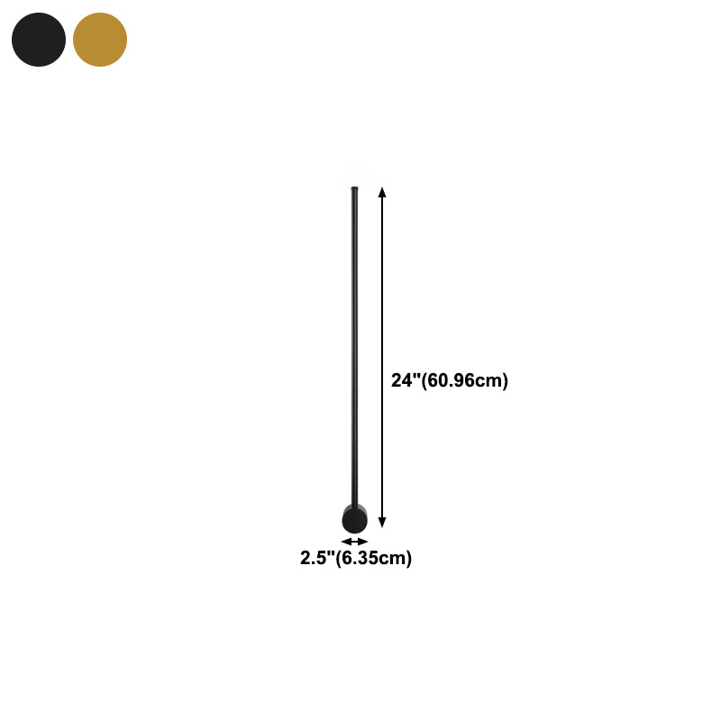 Metal Strip Wall Light Minimalist 1 Light LED Wall Sconce for Living Room