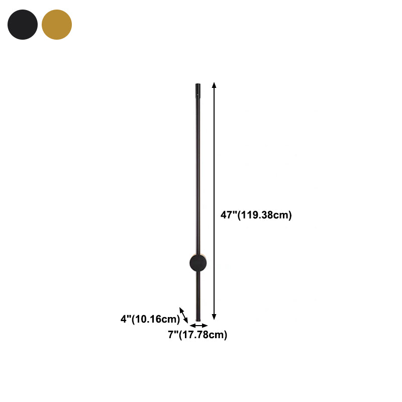 Metal Strip Wall Light Minimalist 1 Light LED Wall Sconce for Living Room