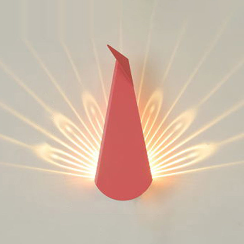 1-Light Geometric Wall Lights Modern Style Metal Wall Light Sconce