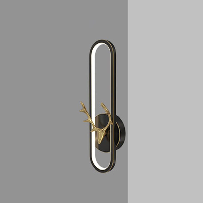 Brass Geometric Wall Light Nordic Style LED Wall Sconce for Living Room