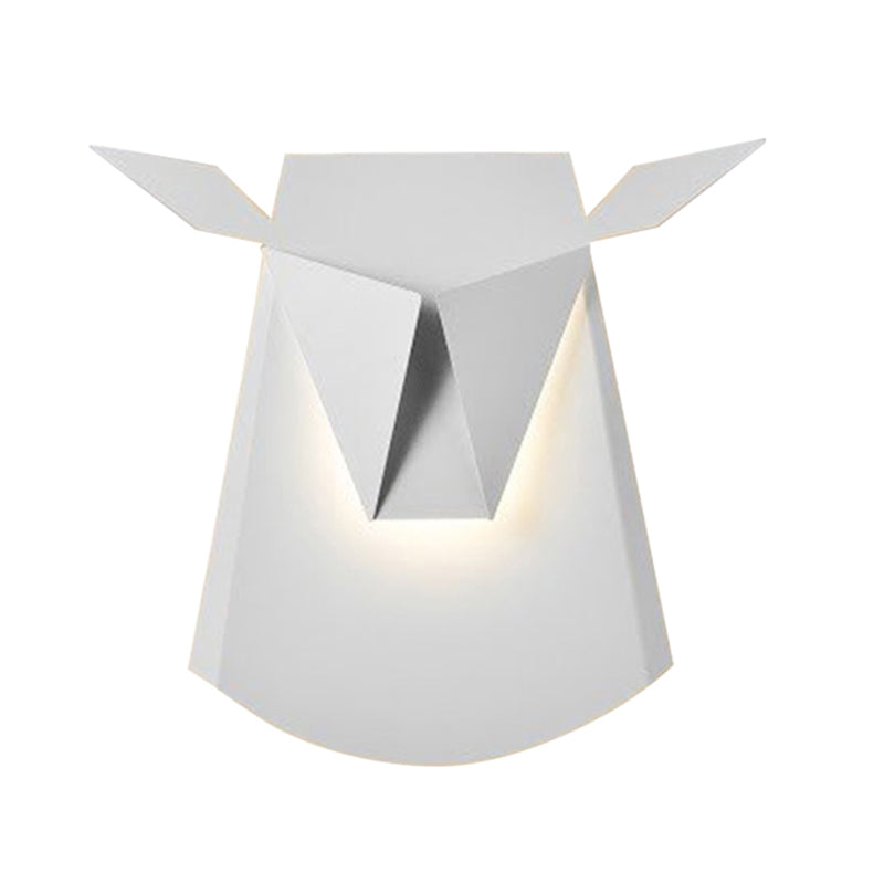 1-Light Geometric Wall Lamps Modern Style Metal Wall Light Sconce