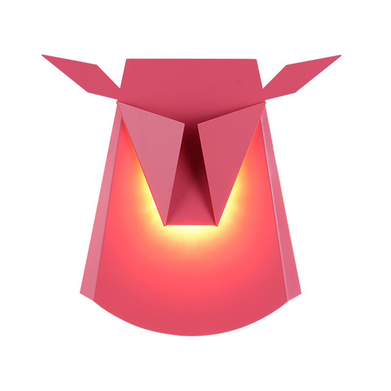 1-Light Geometric Wall Lamps Modern Style Metal Wall Light Sconce