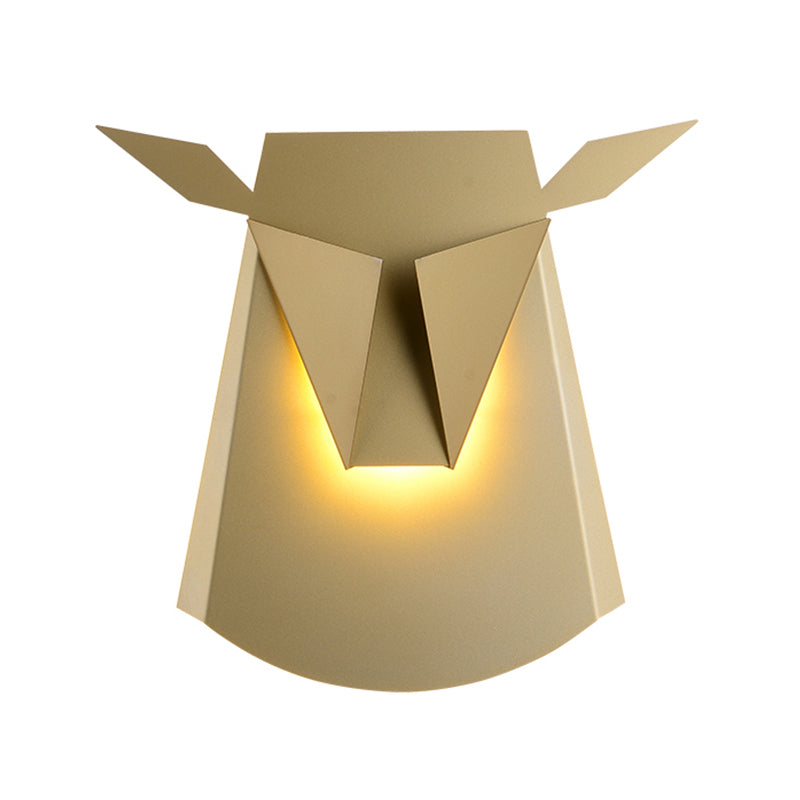 1-Light Geometric Wall Lamps Modern Style Metal Wall Light Sconce