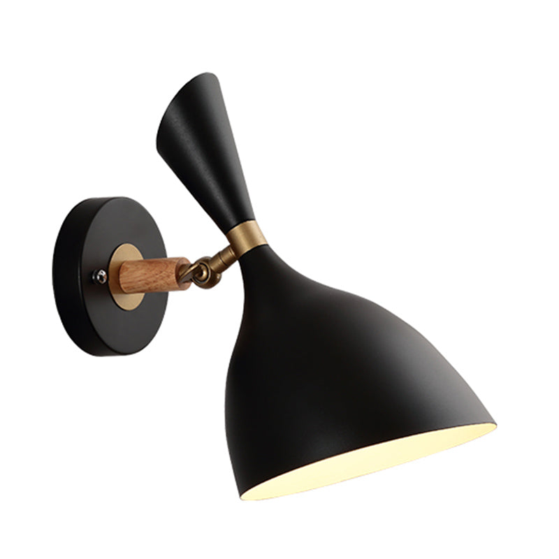 1 Light Wall Sconce Modern Macaron Style Metal Wall Lighting for Living Room